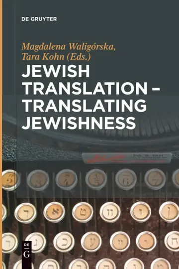 Cover of Jewish Translation - Translating Jewishness