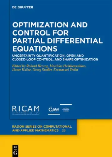 Cover of Optimization and Control for Partial Differential Equations