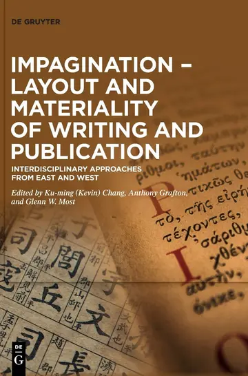 Cover of Impagination – Layout and Materiality of Writing and Publication