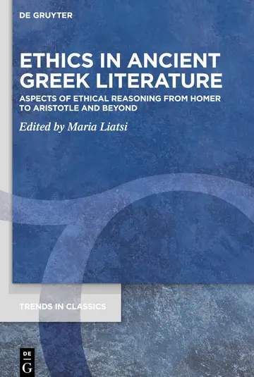Cover of Ethics in Ancient Greek Literature