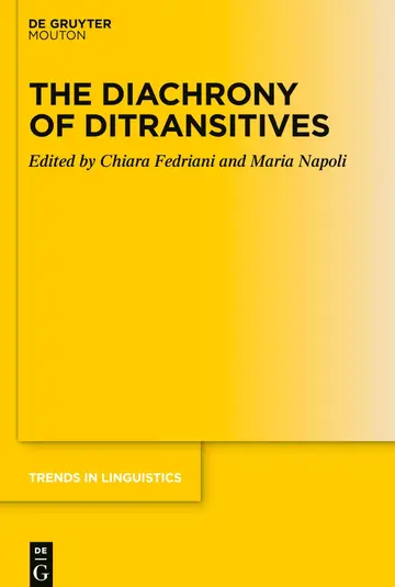 Cover of The Diachrony of Ditransitives