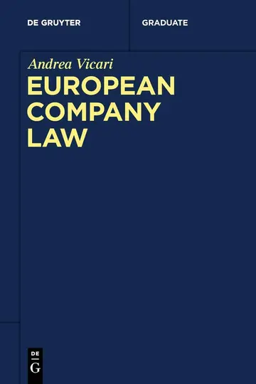 Cover of European Company Law