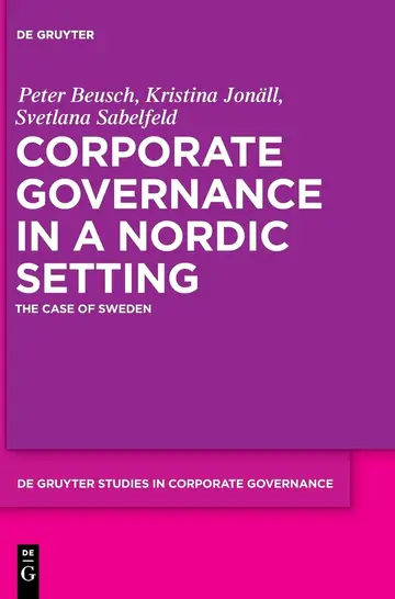 Cover of Corporate Governance in a Nordic Setting