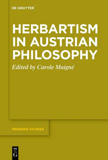 Cover of Herbartism in Austrian Philosophy