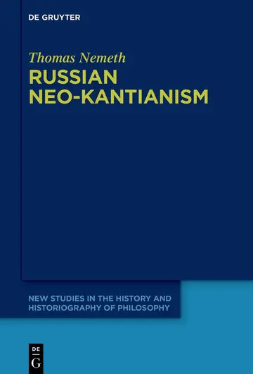 Cover of Russian Neo-Kantianism