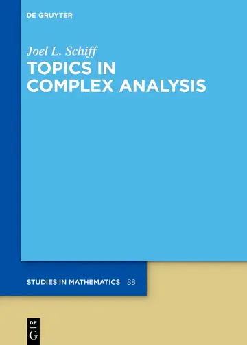 Cover of Topics in Complex Analysis