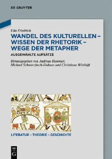 Cover of Wandel Des Kulturellen - Wissen Der Rhetorik - Wege Der Metapher