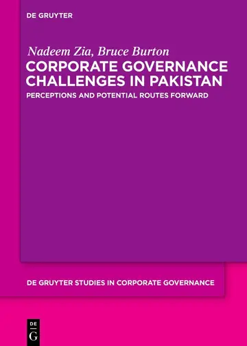 Cover of Corporate Governance Challenges in Pakistan