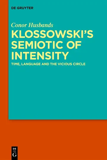 Cover of Klossowski's Semiotic of Intensity
