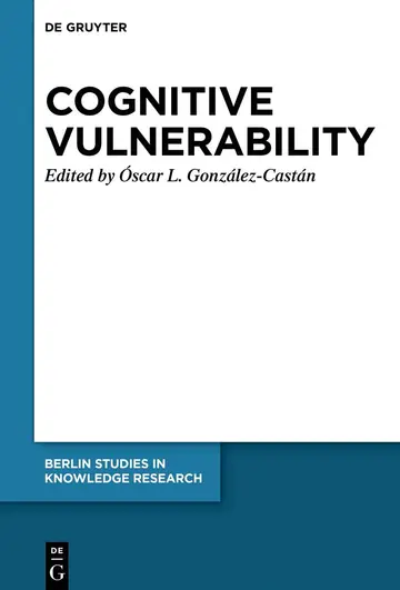 Cover of Cognitive Vulnerability