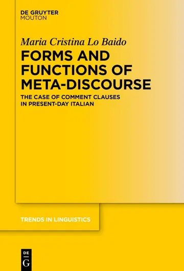 Cover of Forms and Functions of Meta-Discourse