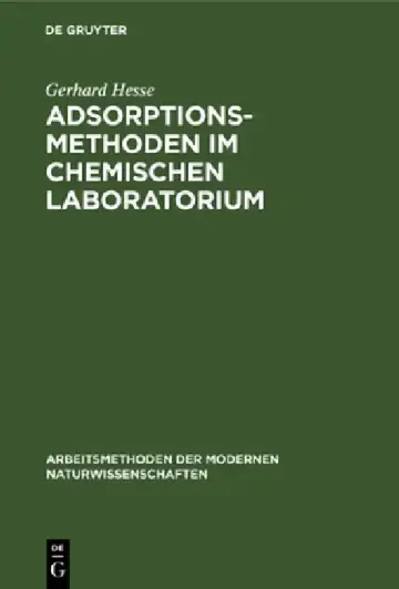 Cover of Adsorptionsmethoden Im Chemischen Laboratorium