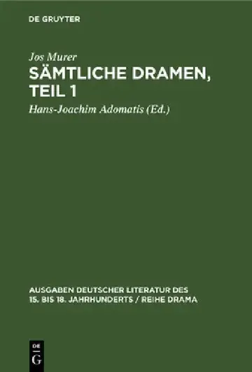 Cover of Sämtliche Dramen, Teil 1