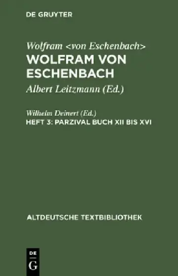 Cover of Parzival Buch XII bis XVI