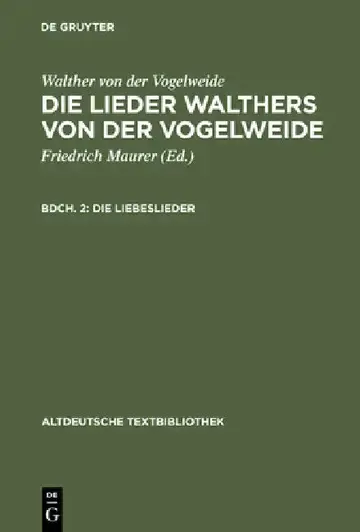Cover of Die Liebeslieder