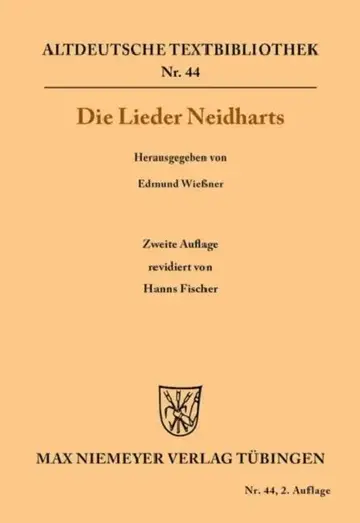Cover of Die Lieder Neidharts