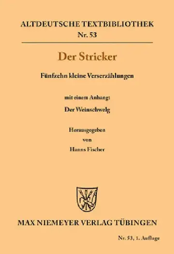 Cover of Fünfzehn kleine Verserzählungen