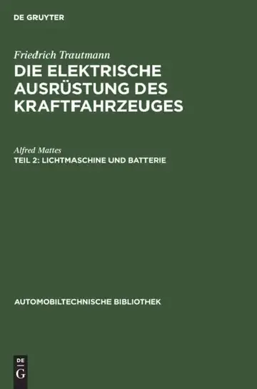 Cover of Lichtmaschine Und Batterie