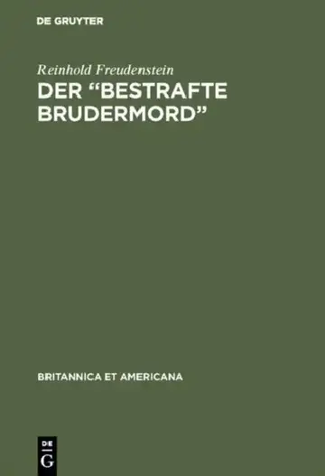 Cover of Der "Bestrafte Brudermord"