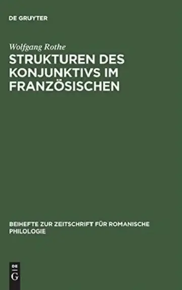 Cover of Strukturen des Konjunktivs im Französischen