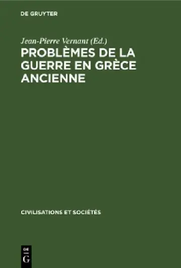 Cover of Problèmes de la guerre en Grèce ancienne