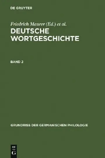 Cover of Deutsche Wortgeschichte. Band 2