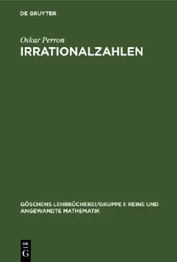 Cover of Irrationalzahlen