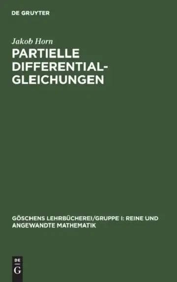 Cover of Partielle Differentialgleichungen