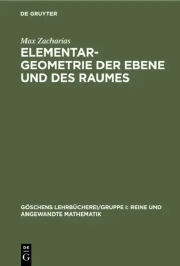 Cover of Elementargeometrie Der Ebene Und Des Raumes