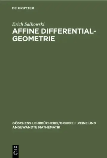 Cover of Affine Differentialgeometrie