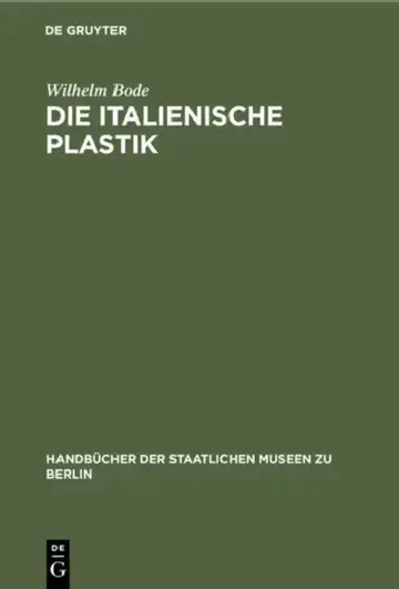 Cover of Die Italienische Plastik