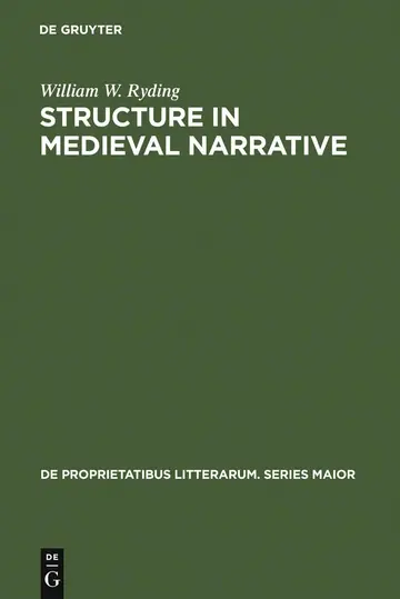 Cover of Structure in Medieval Narrative