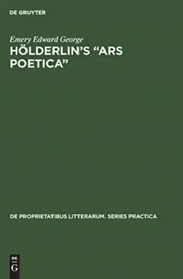 Cover of Hölderlin's "Ars Poetica"