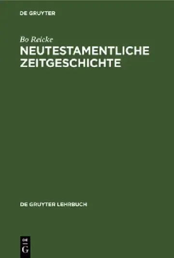 Cover of Neutestamentliche Zeitgeschichte