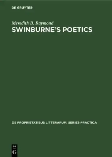 Cover of Swinburne's Poetics