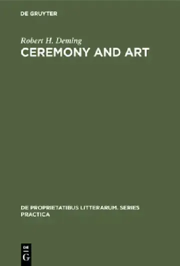 Cover of Ceremony and Art