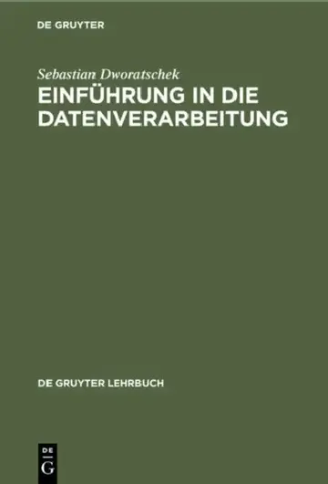 Cover of Einführung in Die Datenverarbeitung