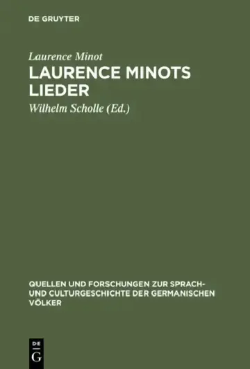 Cover of Laurence Minots Lieder