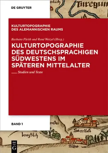 Cover of Kulturtopographie Des Deutschsprachigen Südwestens Im Späteren Mittelalter.