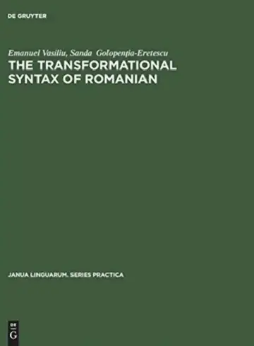 Cover of The Transformational Syntax of Romanian