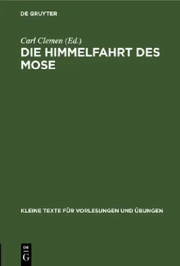 Cover of Die Himmelfahrt Des Mose