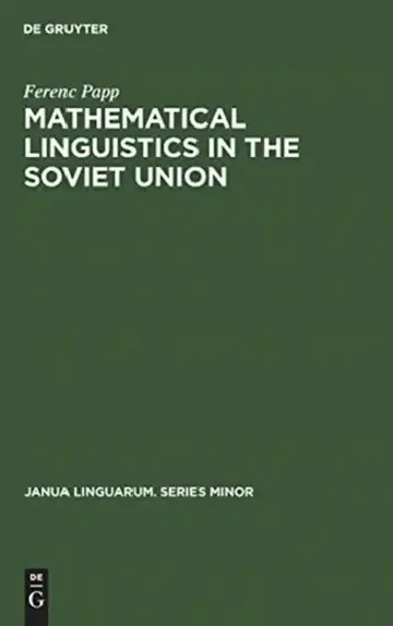 Cover of Mathematical Linguistics in the Soviet Union