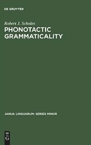 Cover of Phonotactic Grammaticality
