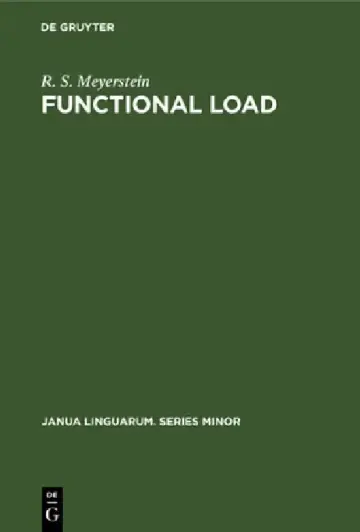 Cover of Functional Load