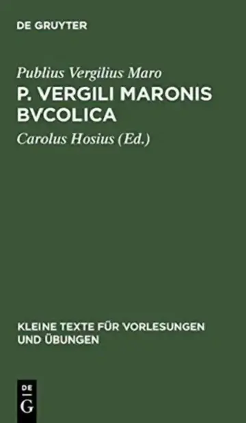 Cover of P. Vergili Maronis Bvcolica