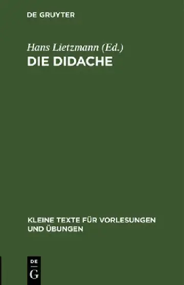 Cover of Die Didache