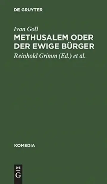 Cover of Methusalem oder Der ewige Bürger