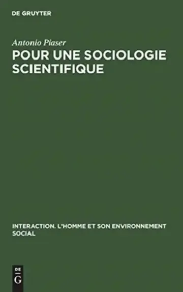 Cover of Pour une sociologie scientifique