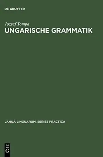 Cover of Ungarische Grammatik