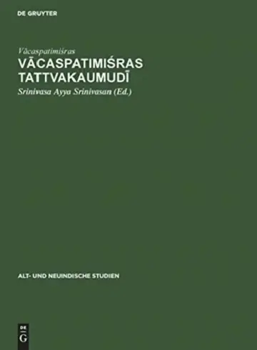 Cover of Vācaspatimiśras Tattvakaumudī